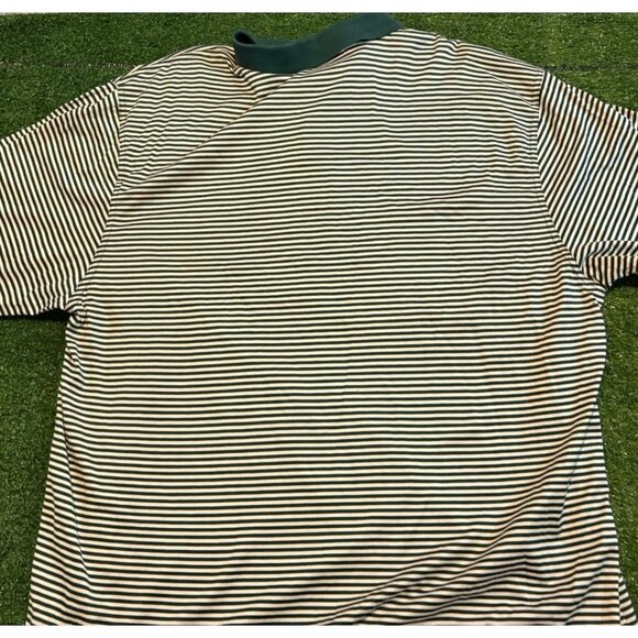 The Masters polo mens XL green white vintage pima cotton Amens corner retro Q - Picture 8 of 11
